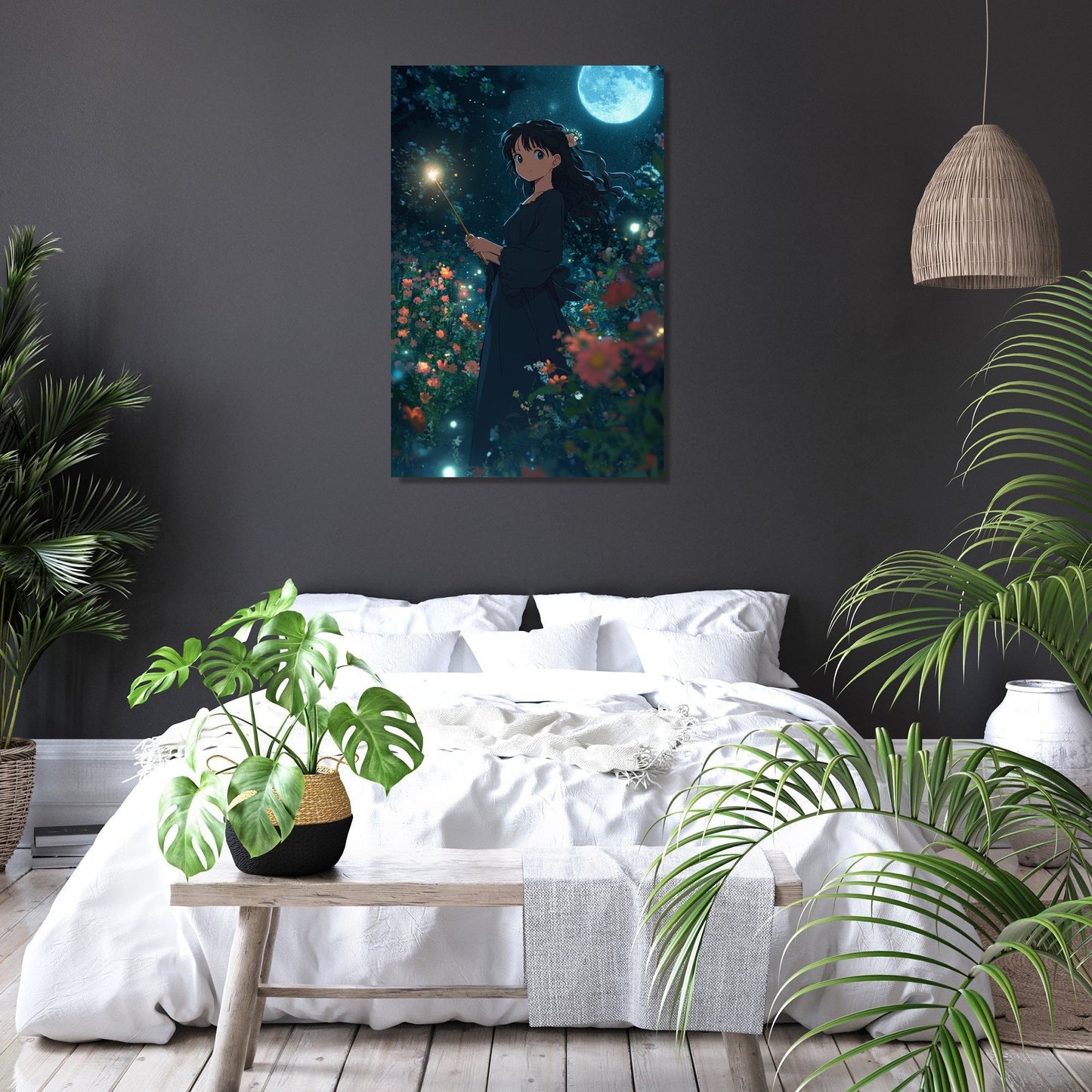 Moonlit Sorceress Canvas