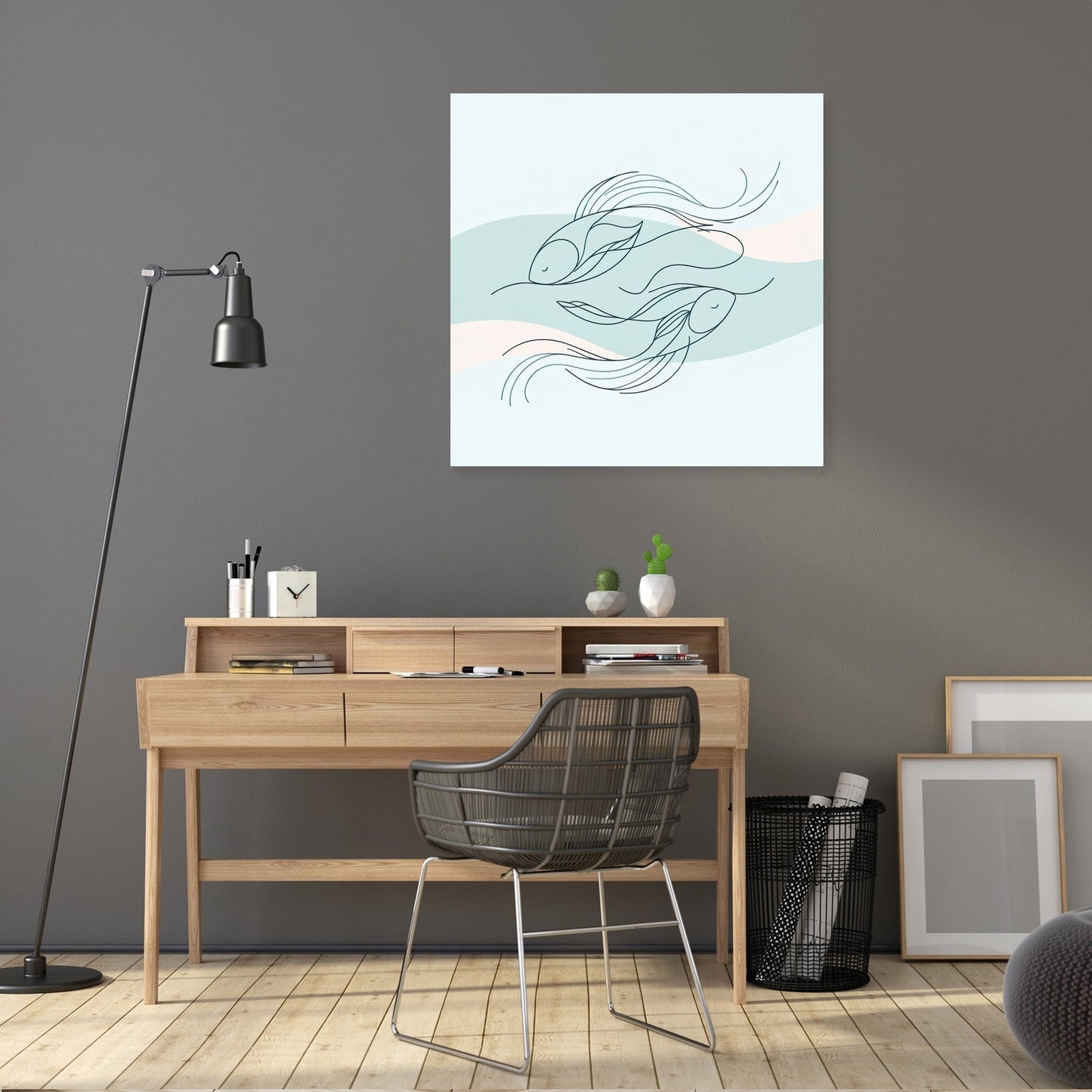 Graceful Swimmers Canvas