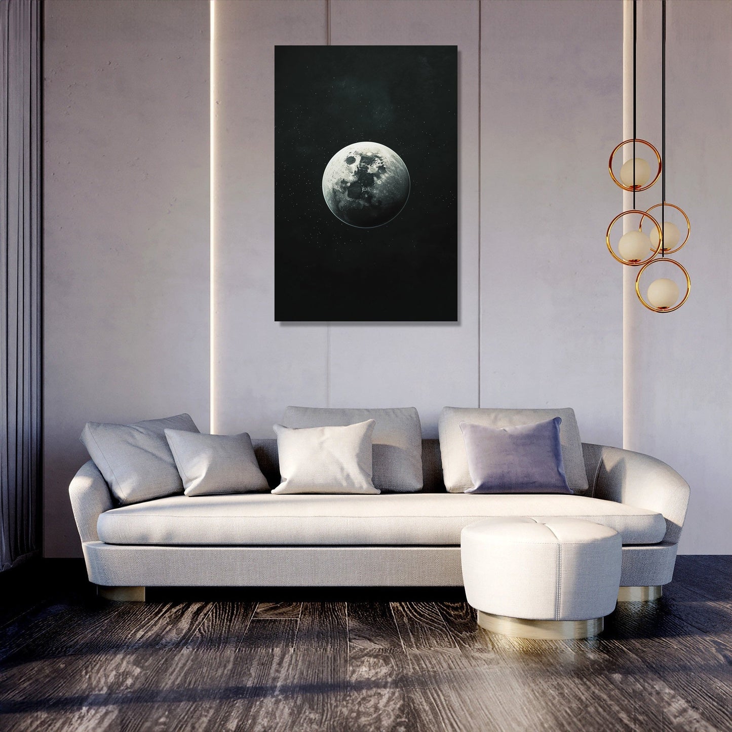Solitary Planet Canvas