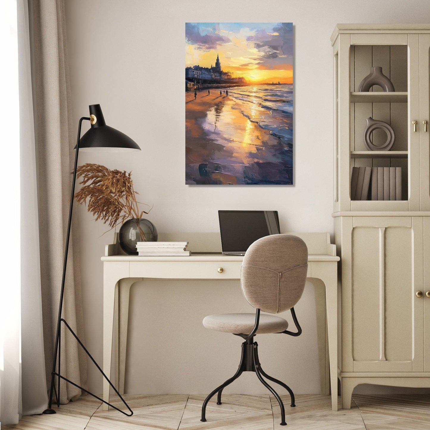 Nostalgic Aberdeen Sunset Canvas