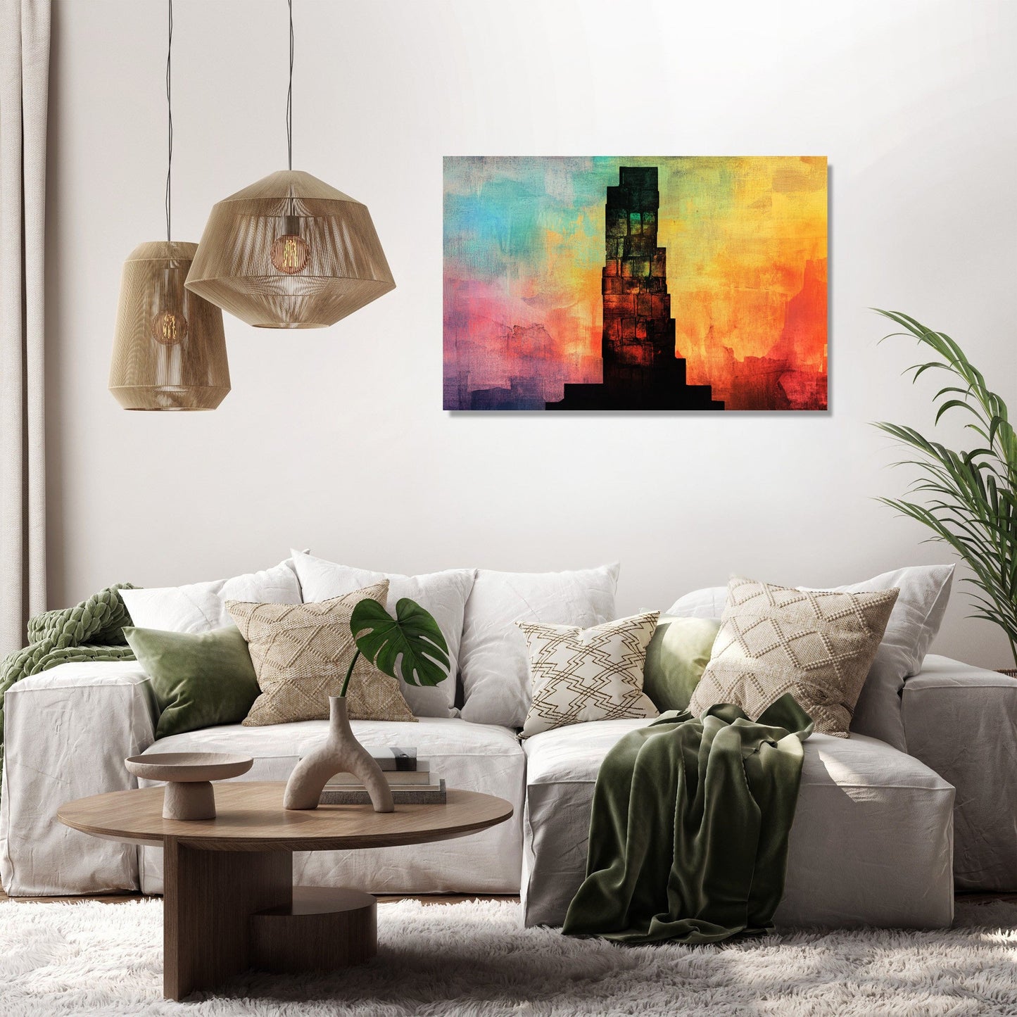Memory Tower Canvas