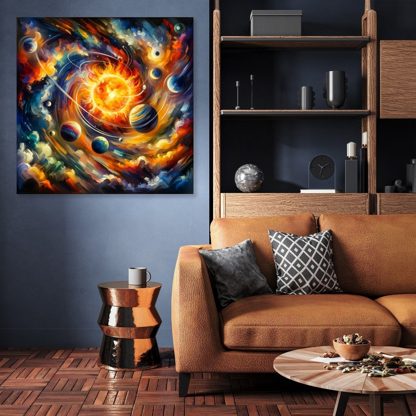 Emotive Cosmos Canvas