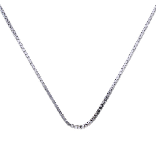 Diamonfire Venetian Box Chain with Extender 43cm-45cm