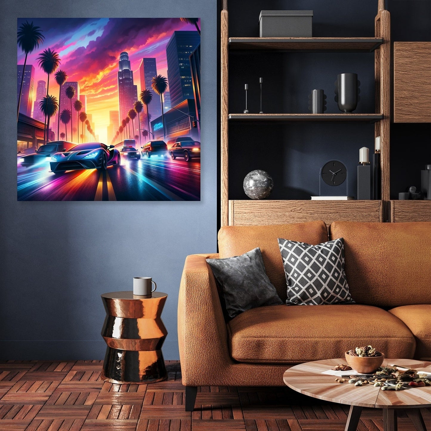 Sunset Boulevard Escape Canvas