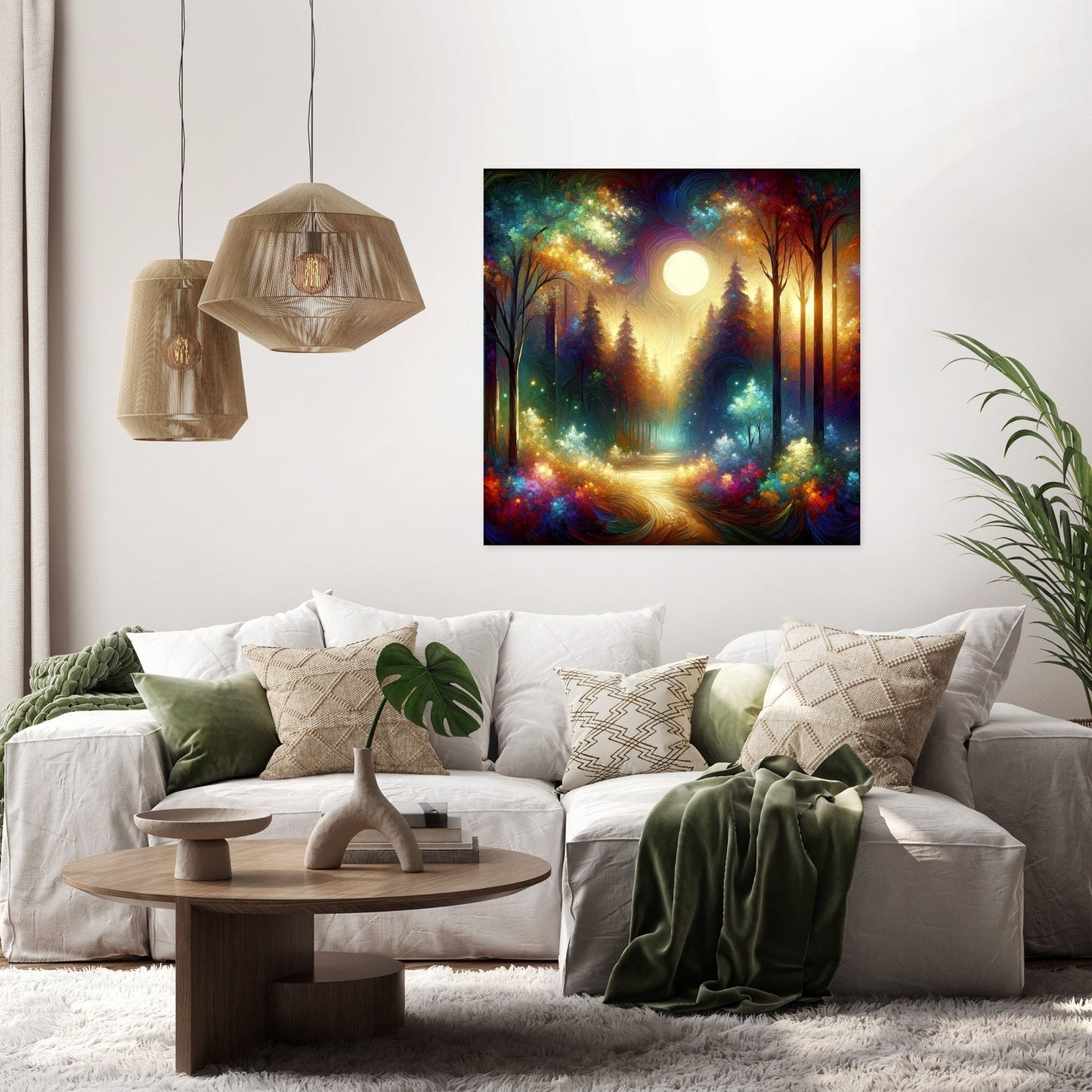 Moonlit Enchantment Canvas