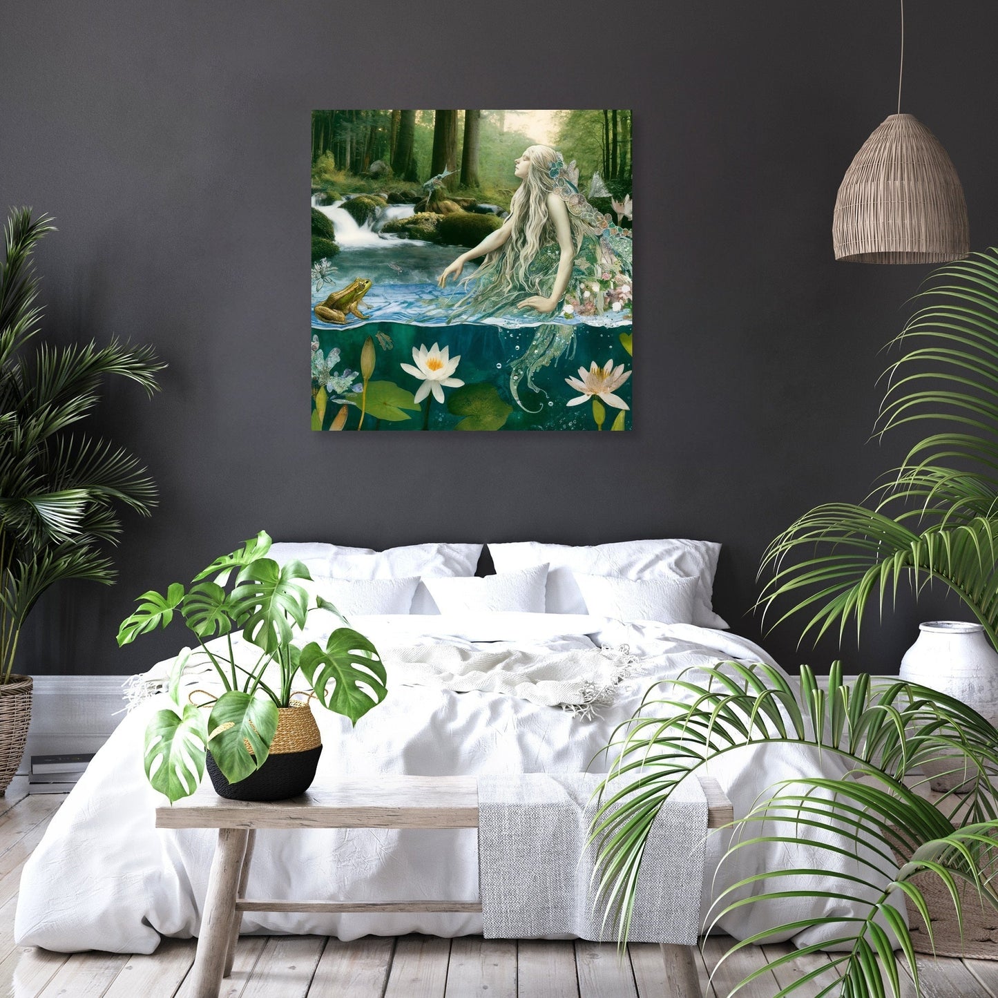 Forest Stream Undine Canvas