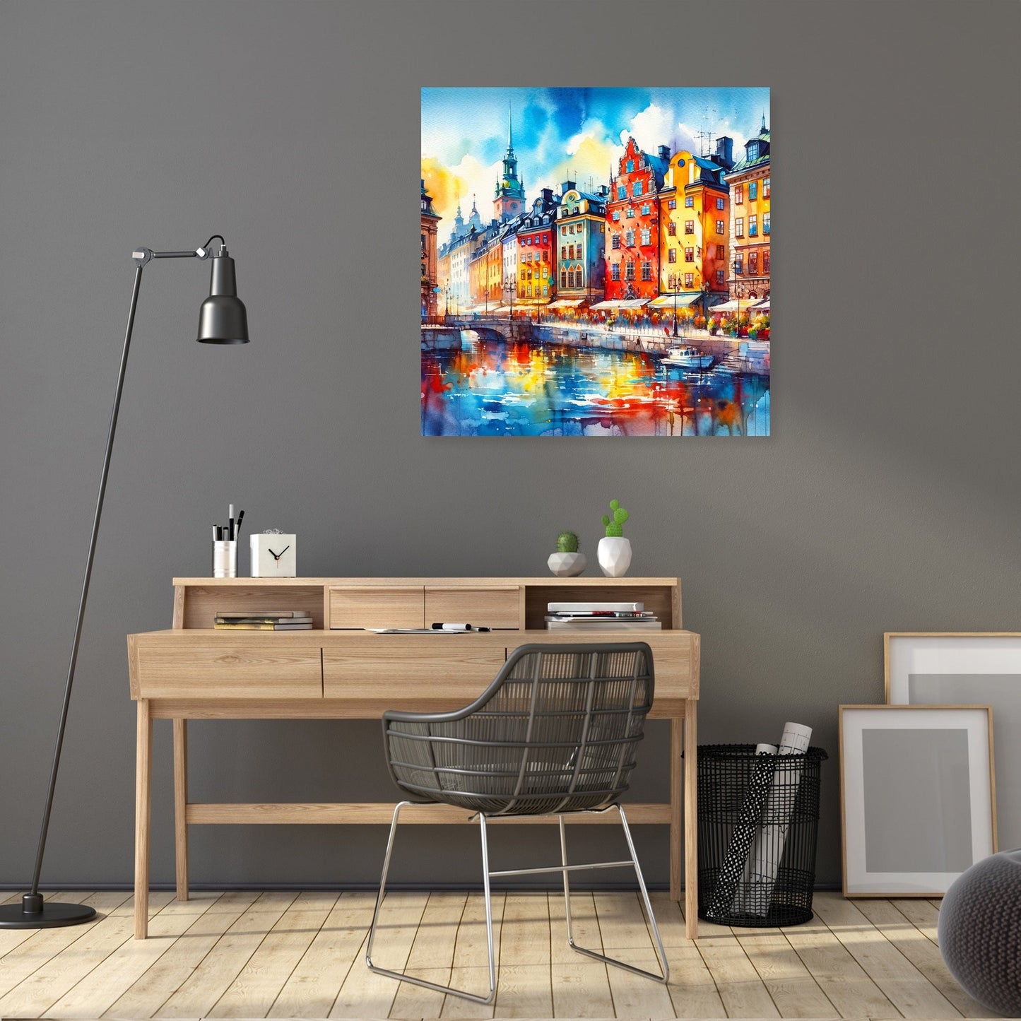 Stockholm Historic Hues Canvas