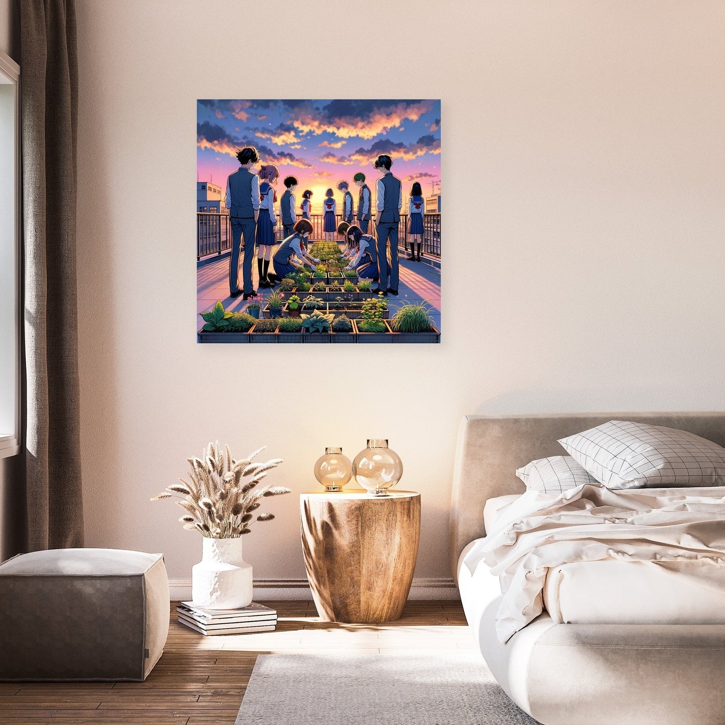 Rooftop Dreamscape Canvas