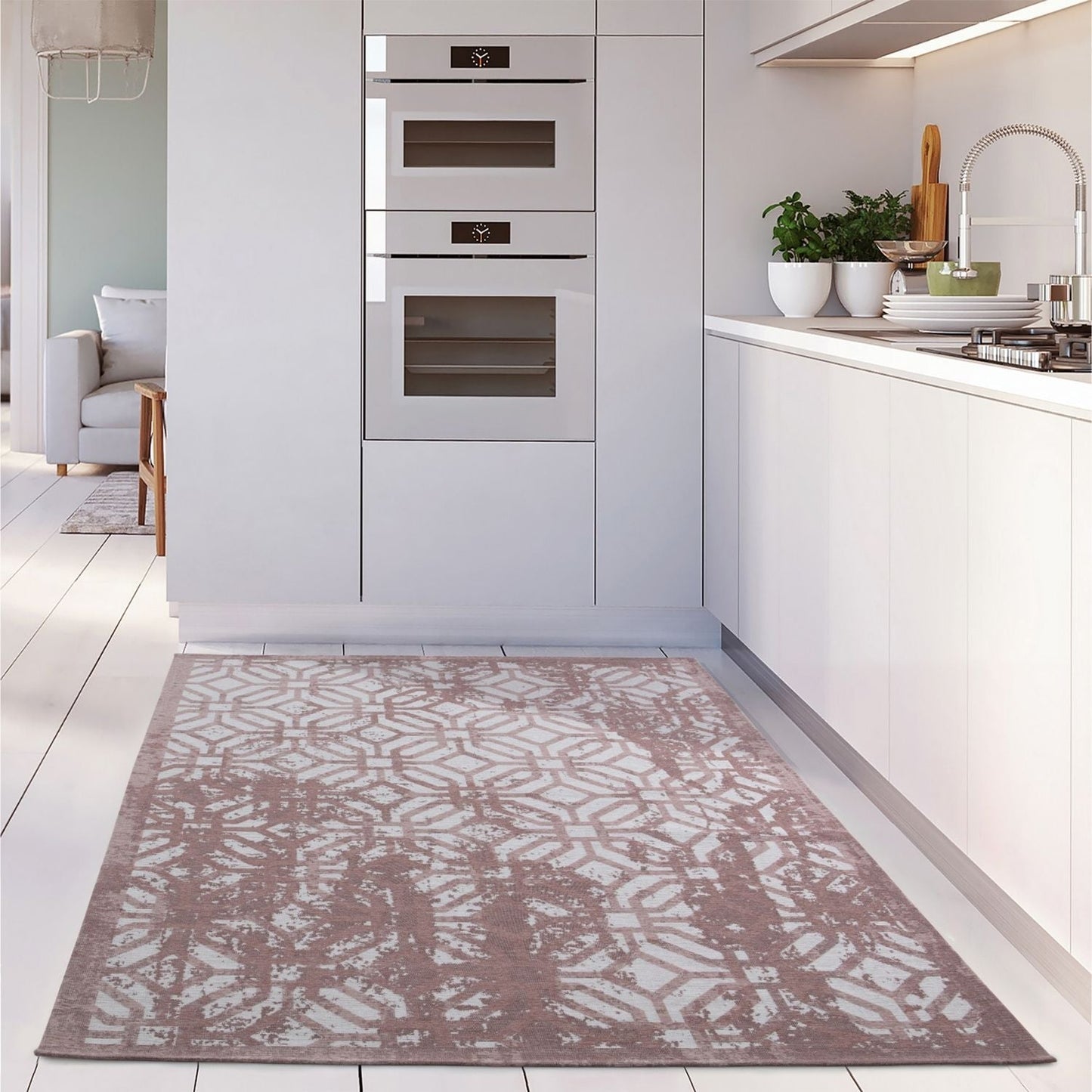 Washable Rug Carina Pink | 6933