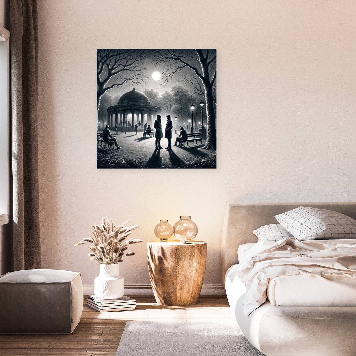 Moonlit Conspiracies Canvas