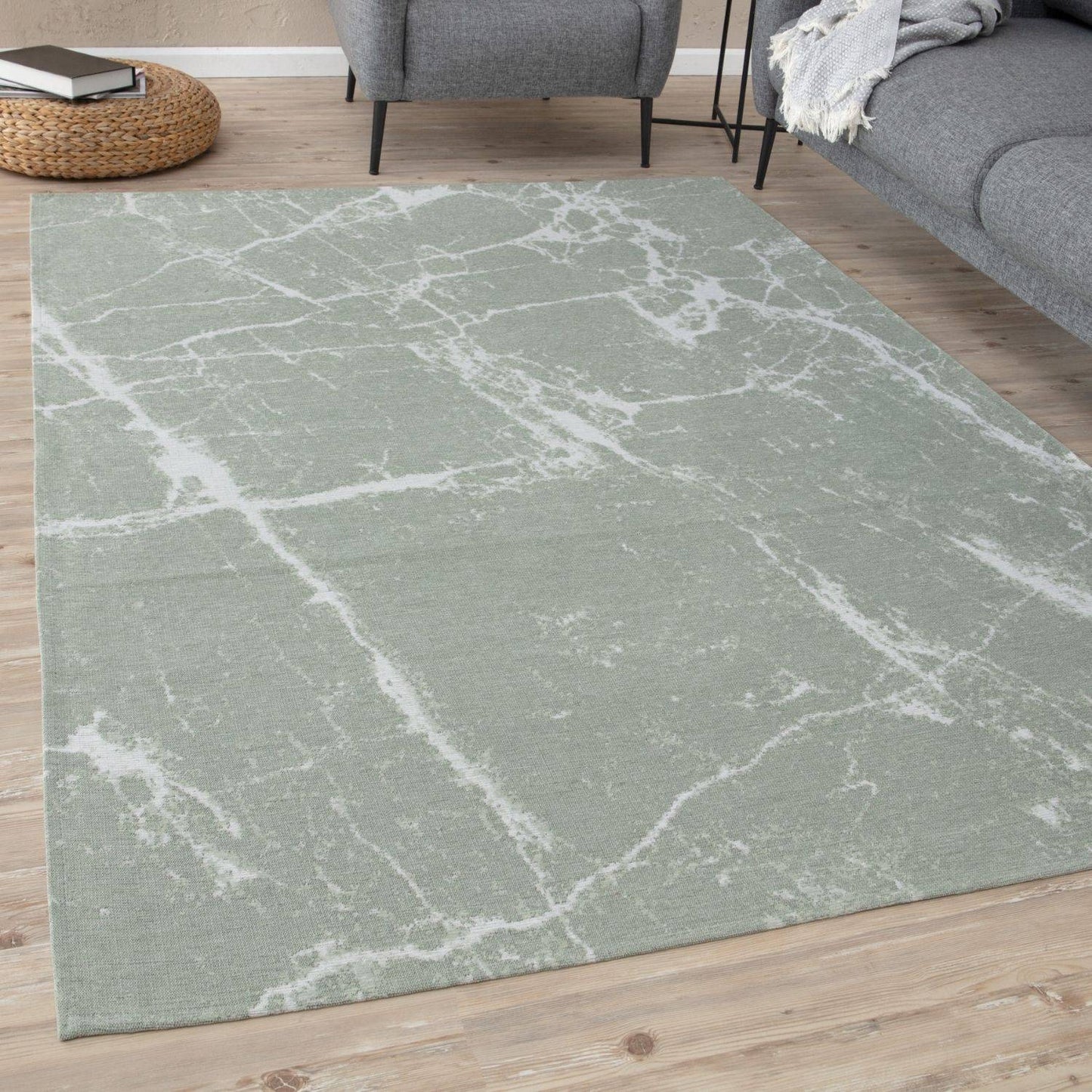 Washable Rug Carina Green | 6954