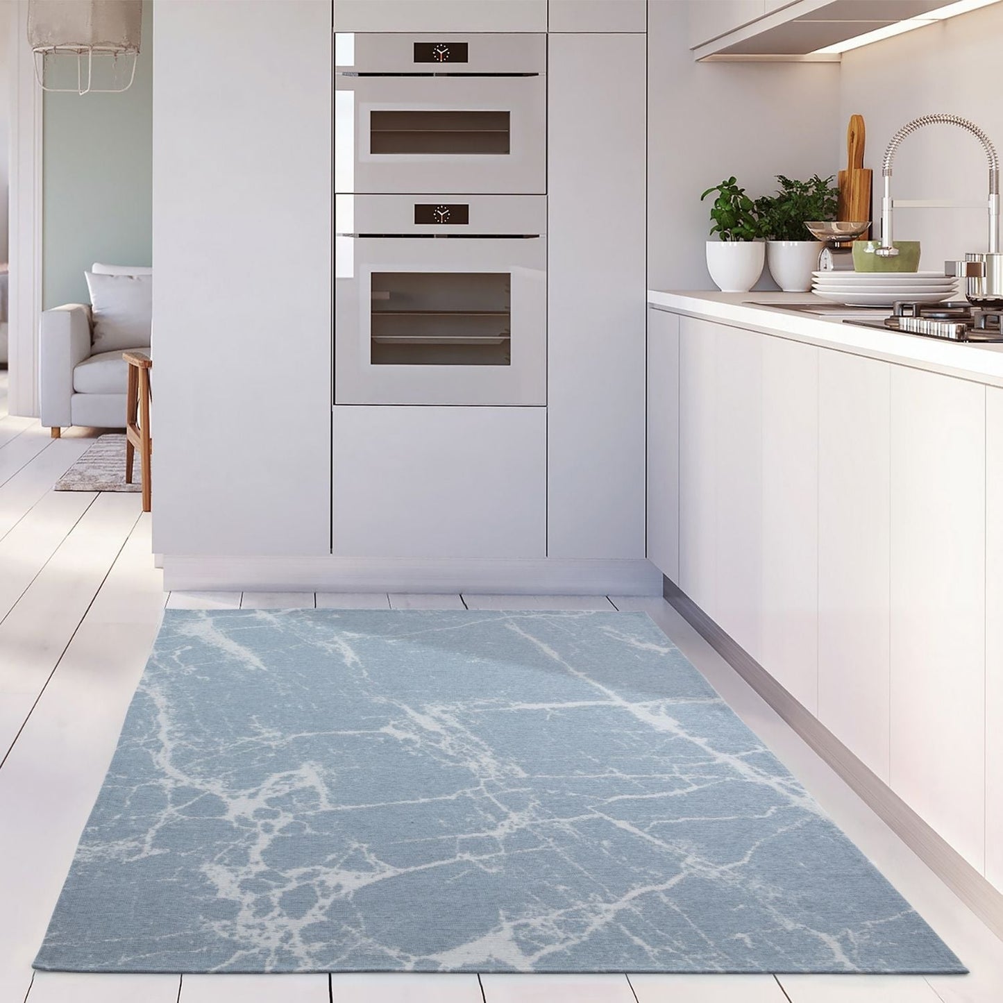 Washable Rug Carina Blue | 6955