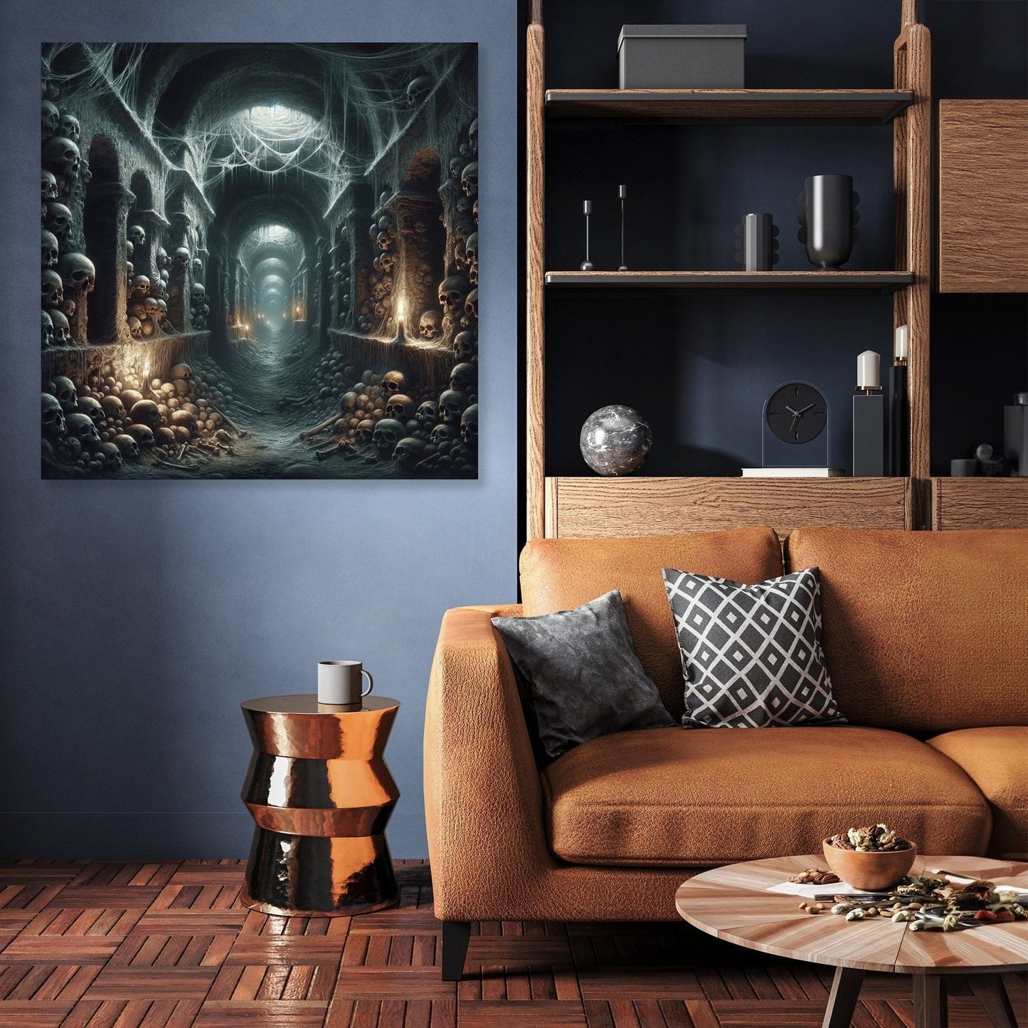 Catacombs Beneath the City Canvas