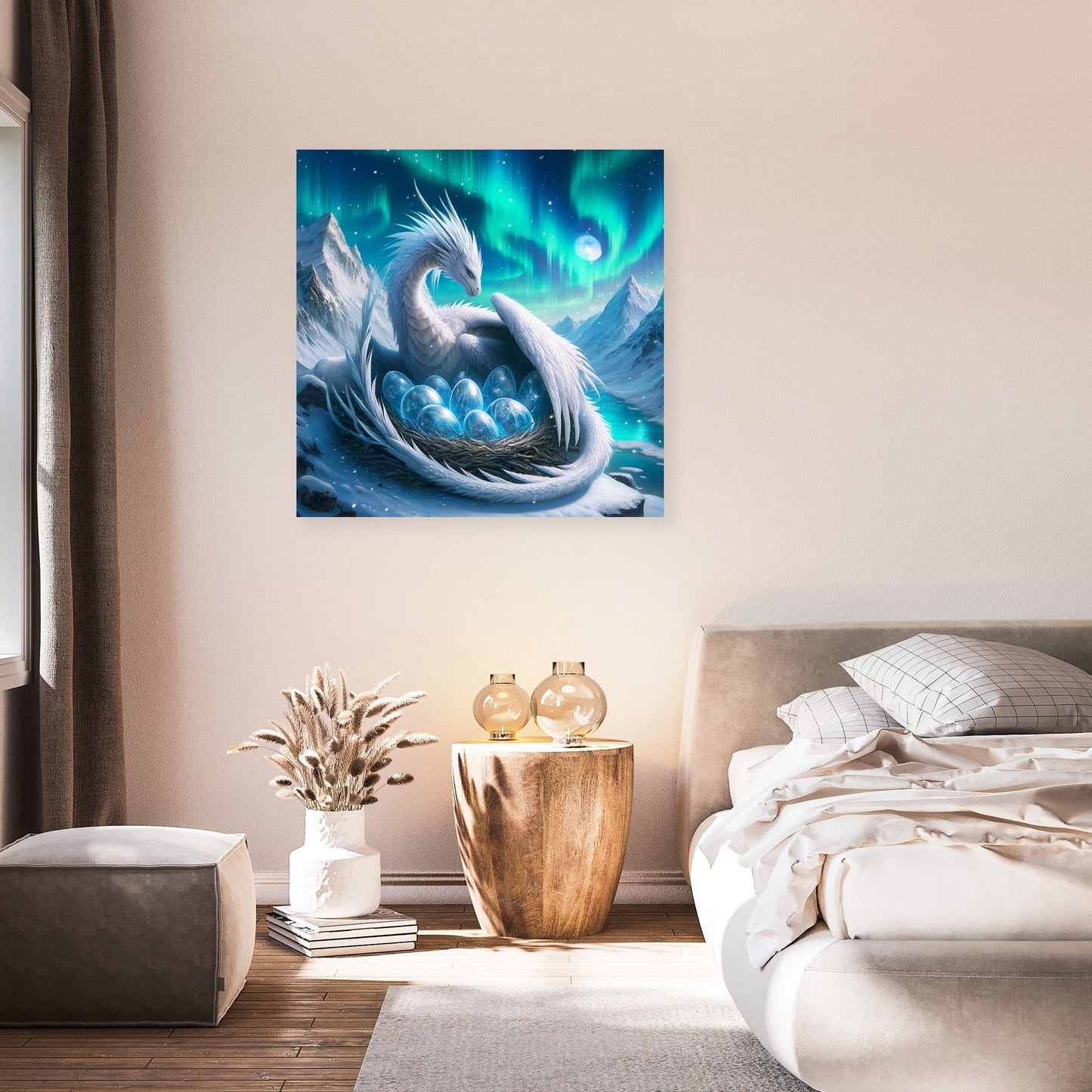 Moonlit Guardian Canvas