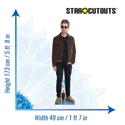 CS696 Noel Gallagher Height 173cm Lifesize Cardboard Cutout With Mini