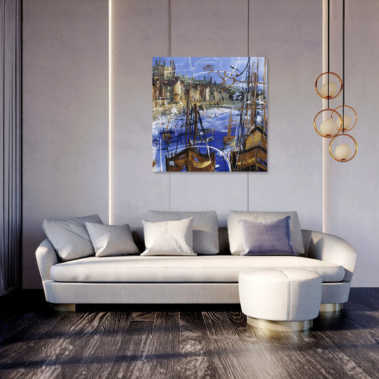 Whitby Port Heritage Canvas