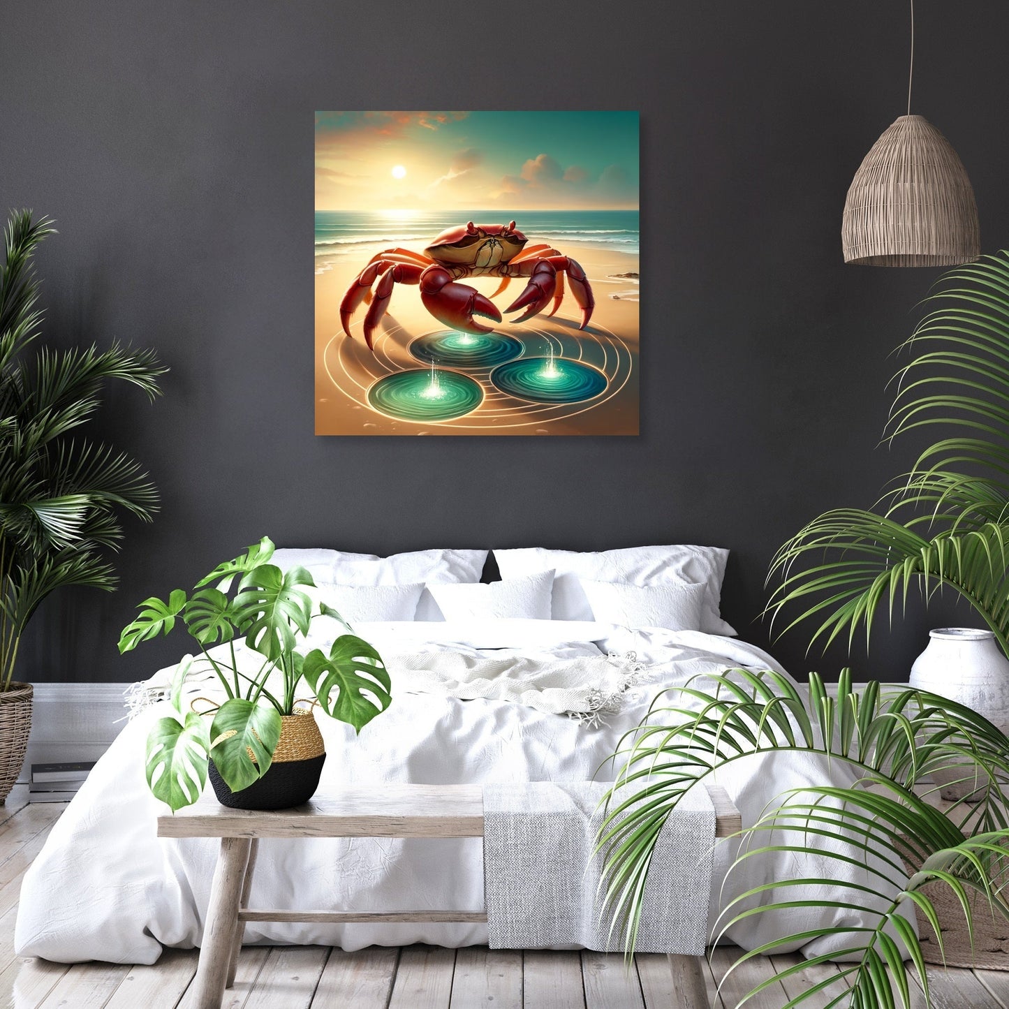 Cancer’s Healing Shore Canvas