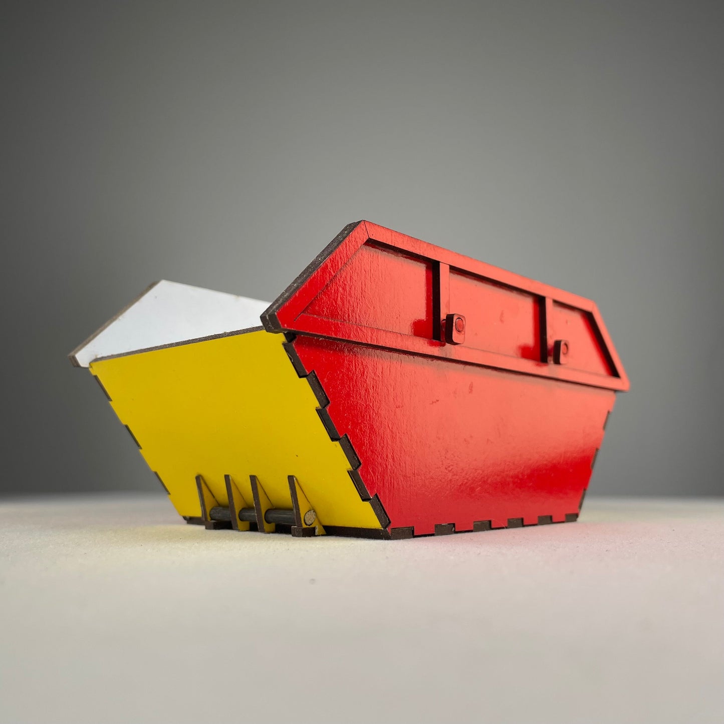 Skip Waste Container - Pre-Built Model by Curious Rabbit ®