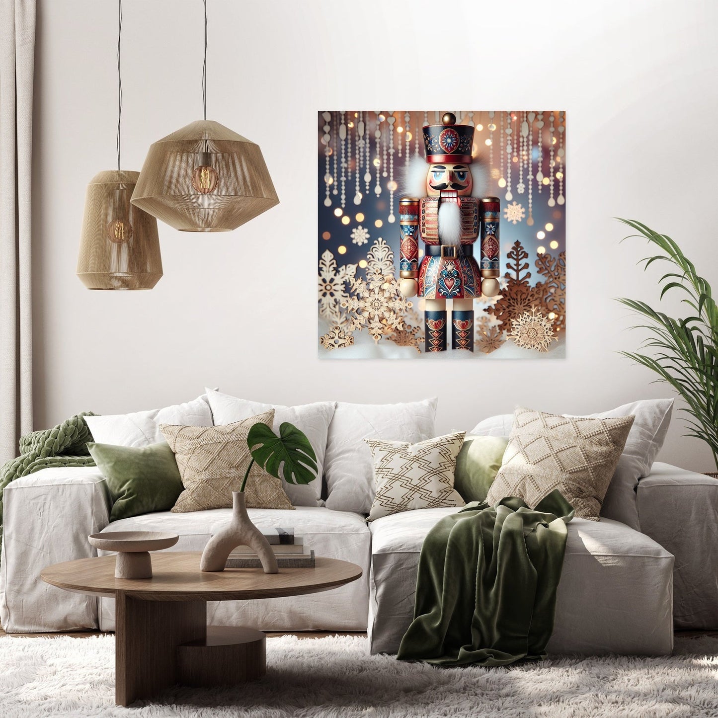Enchanted Nutcracker Holiday Canvas