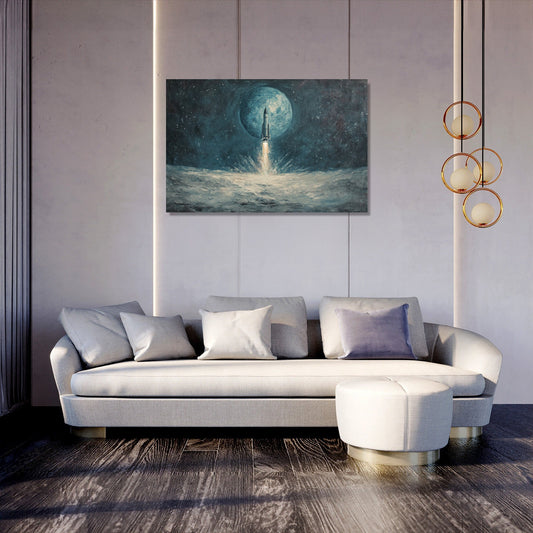 Lunar Descent Canvas