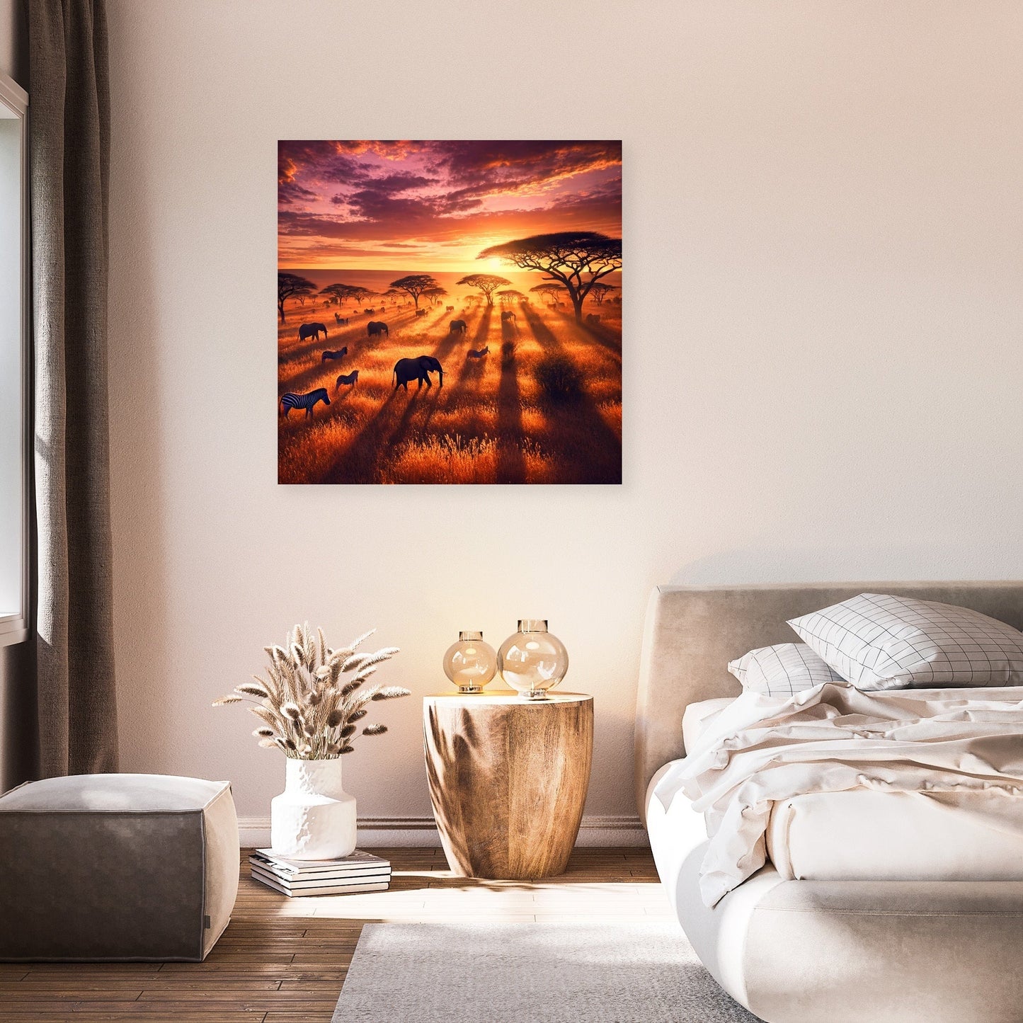 Golden Savannah Canvas