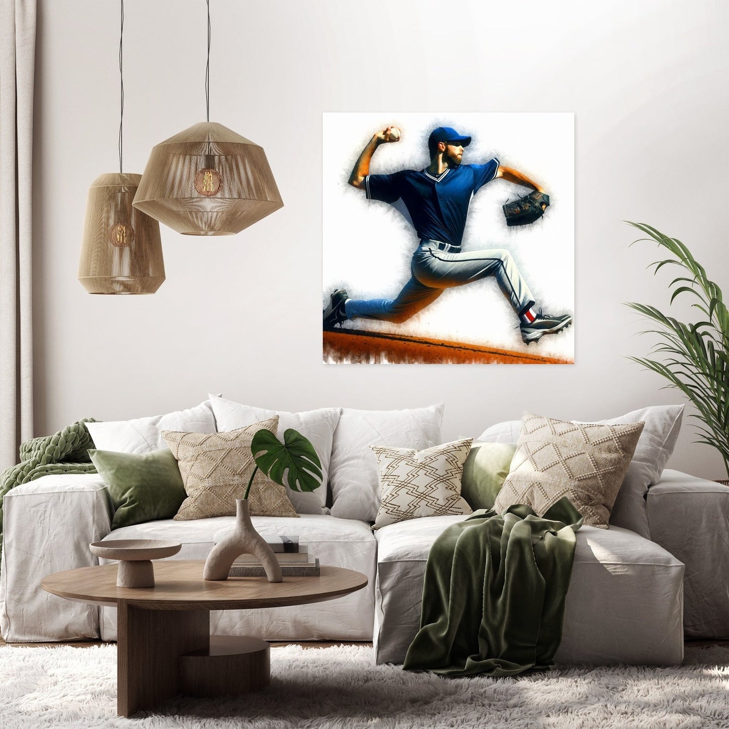 Pitcher's Moment Canvas