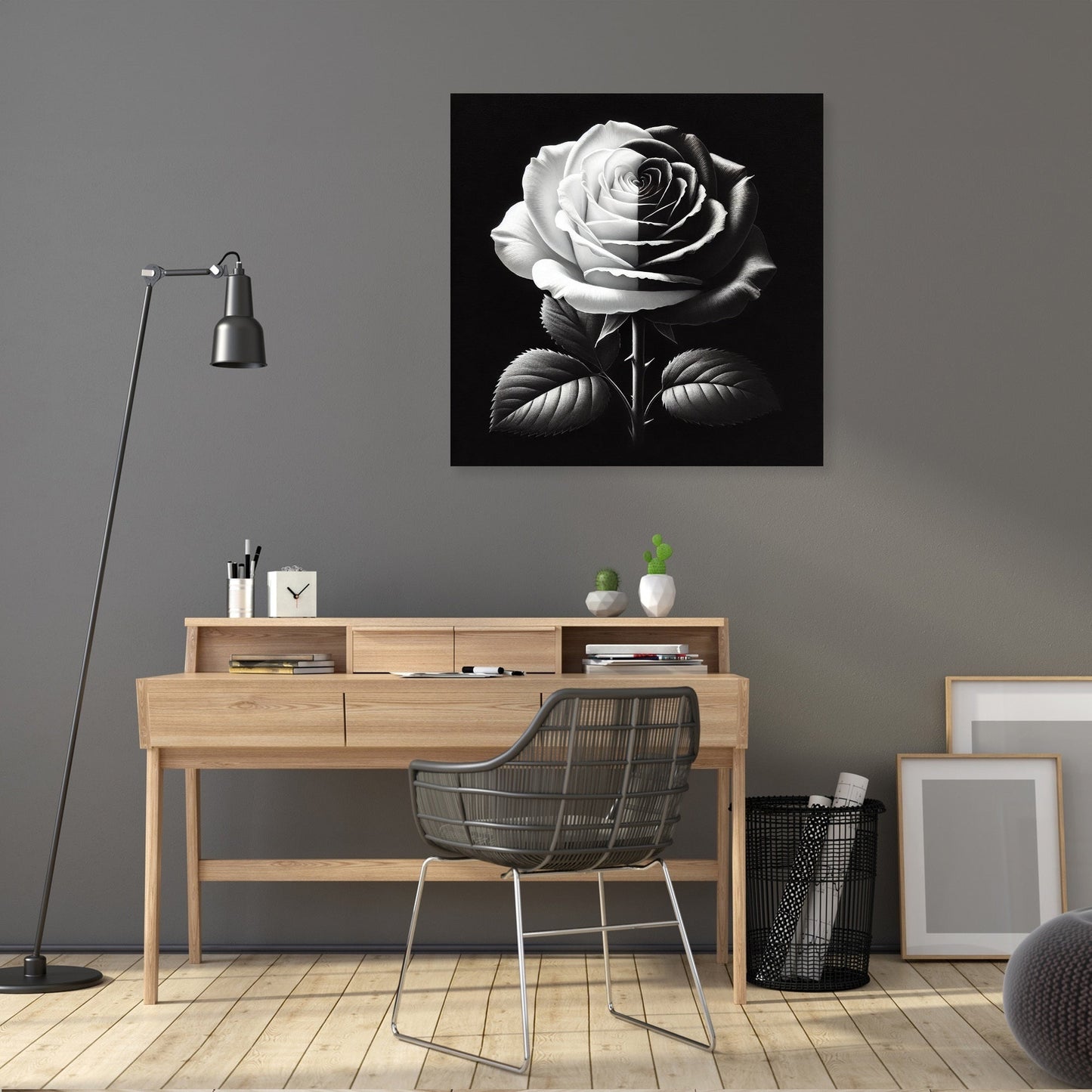 Duality Rose Canvas