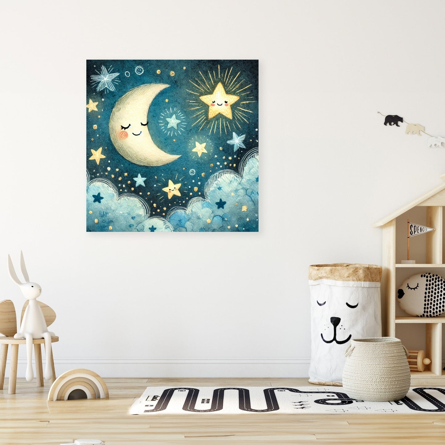 Dreamy Night Sky Canvas