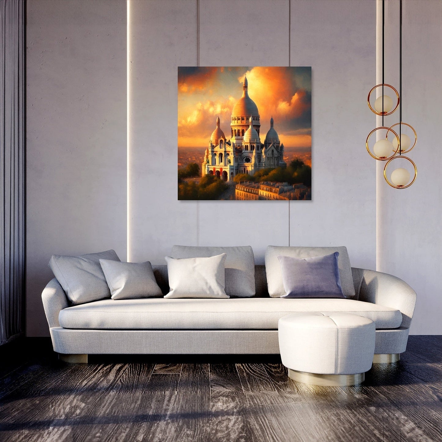 Radiance of Paris Sacré-Cœur Canvas