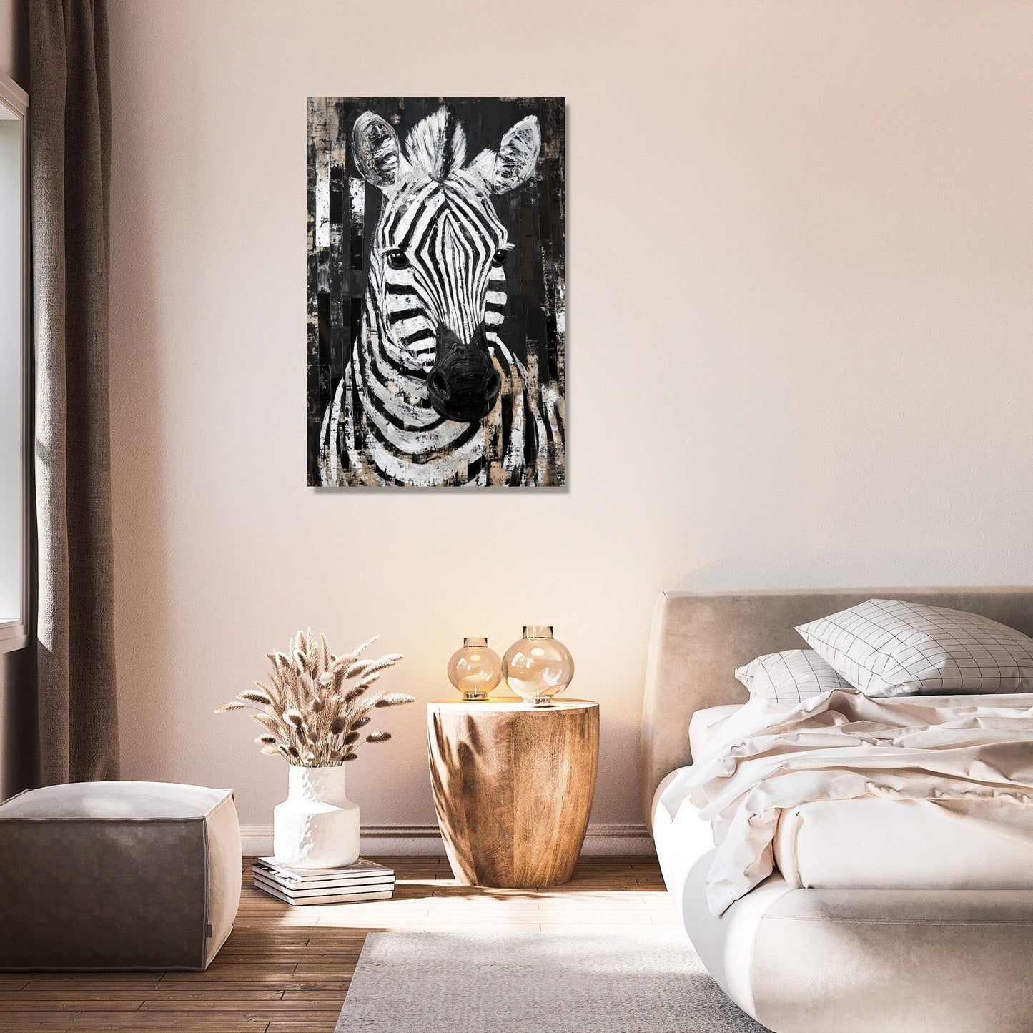Zebra Geometry Canvas