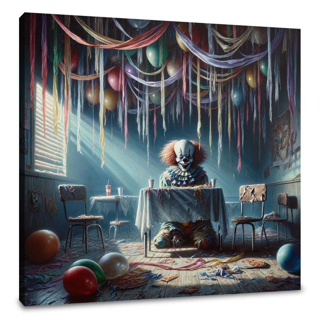 Haunted Party Room Canvas