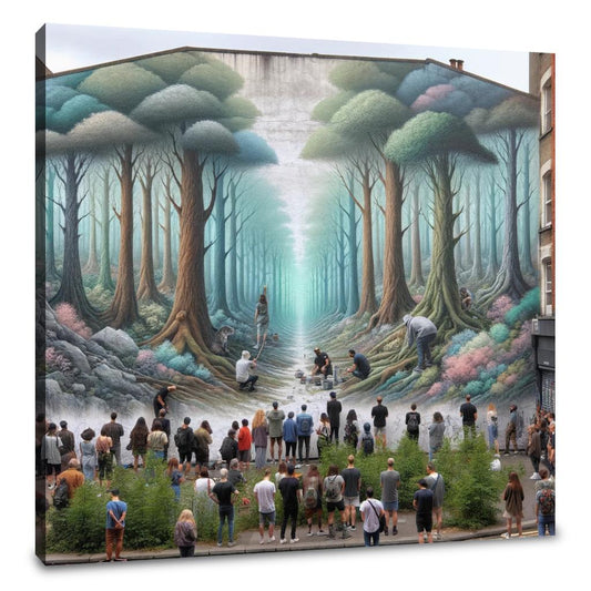 Forest Mural Oasis Canvas
