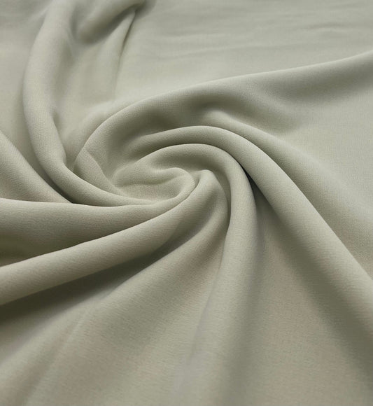 Plain Stone / Sand Chiffon Sheer Dress Bridal Fabric