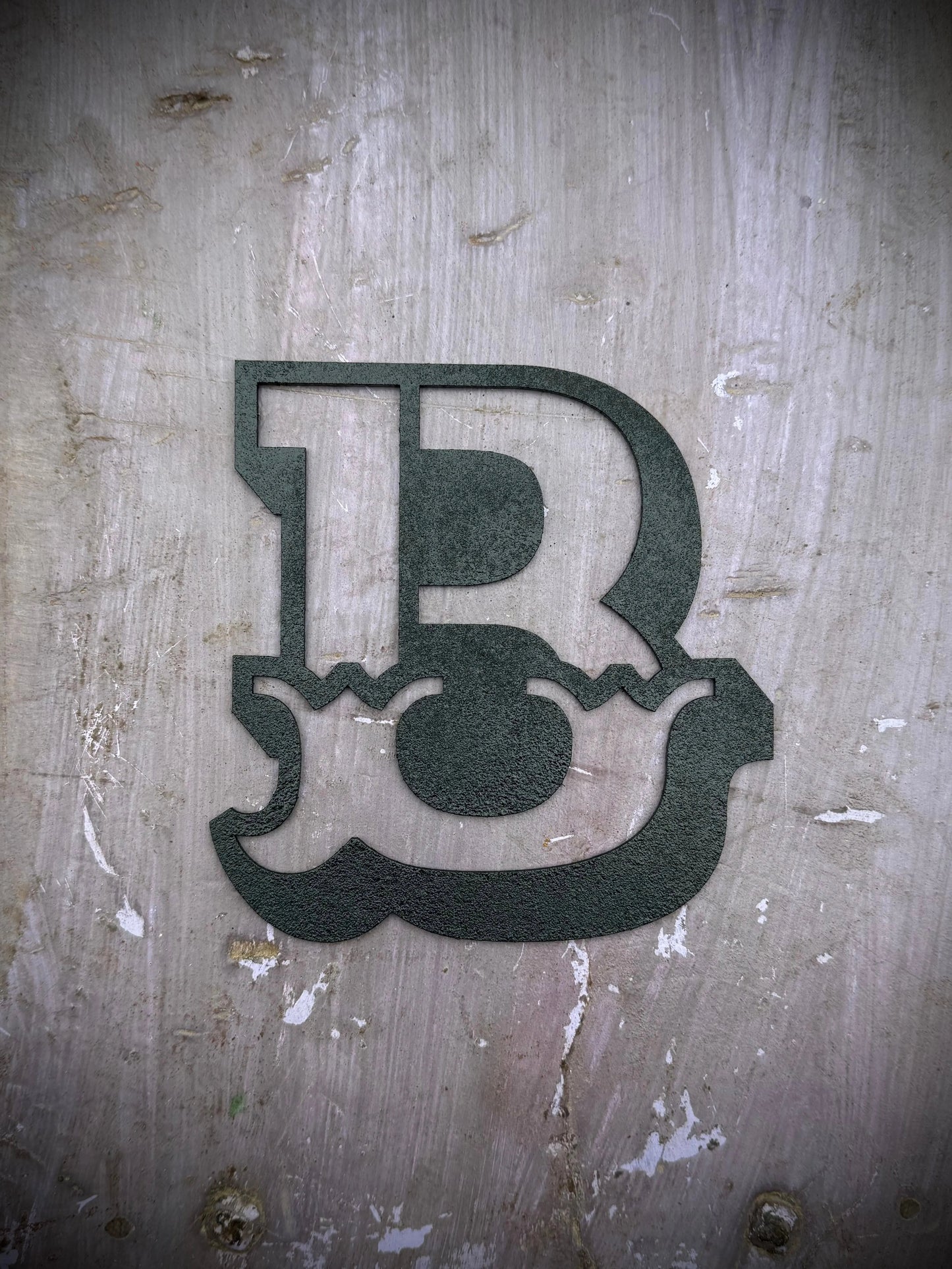 A-Z Rustic 5" or 12" Black Metal Carnival Letters.