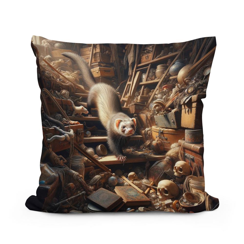 Attic Explorer Cotton Cushion