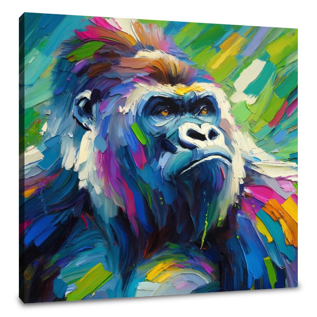 Vivid Gorilla Canvas