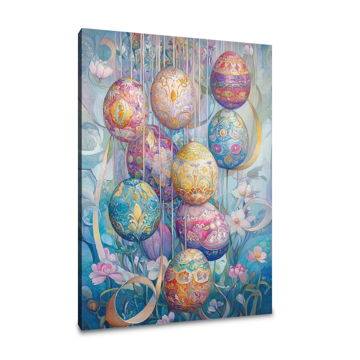 Cascading Easter Egg Canvas