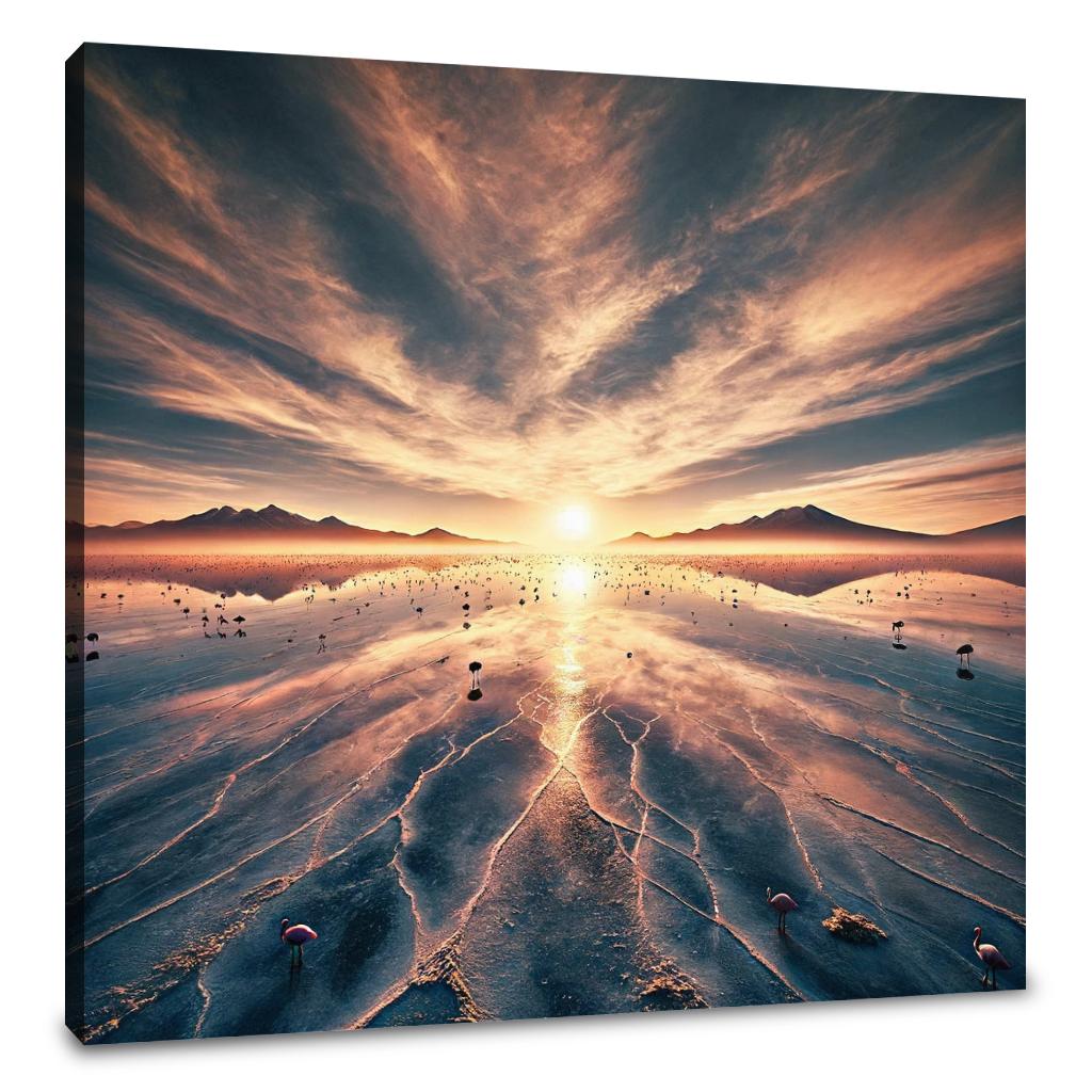 Uyuni Reflections Canvas