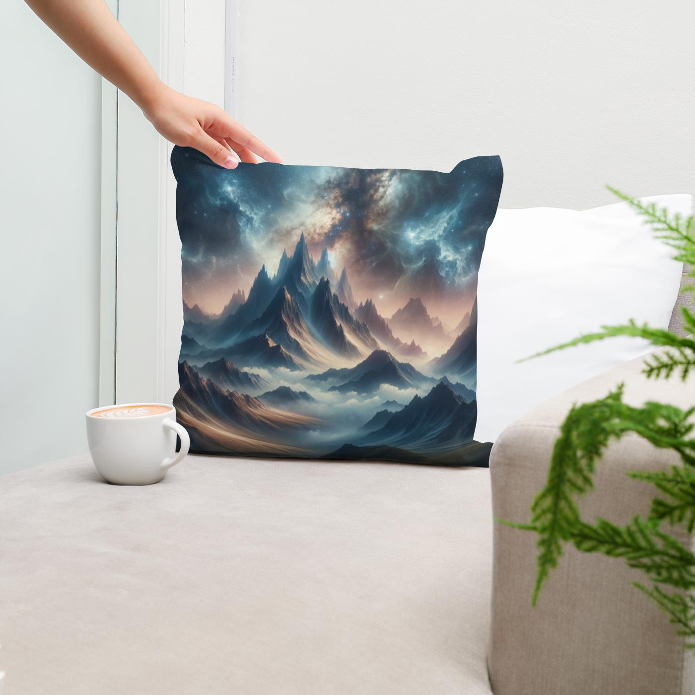 Celestial Peak Cotton Cushion