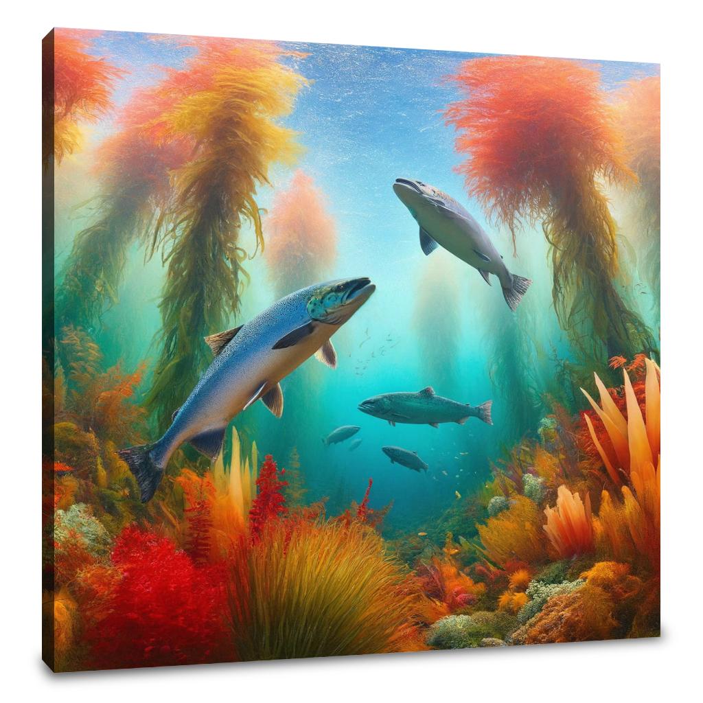 Autumn Underwater Canvas
