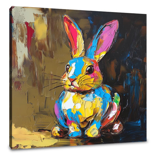 Golden Bunny Canvas