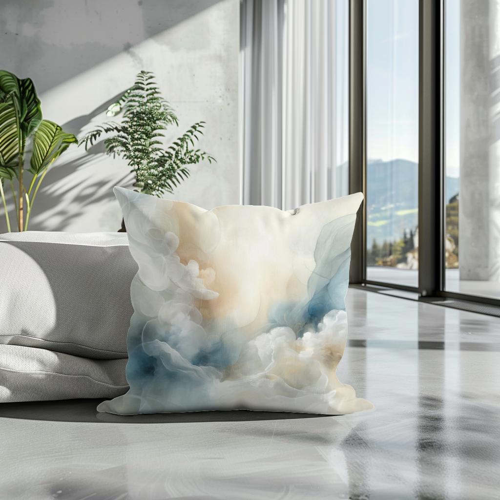 Ethereal Forms Cotton Cushion