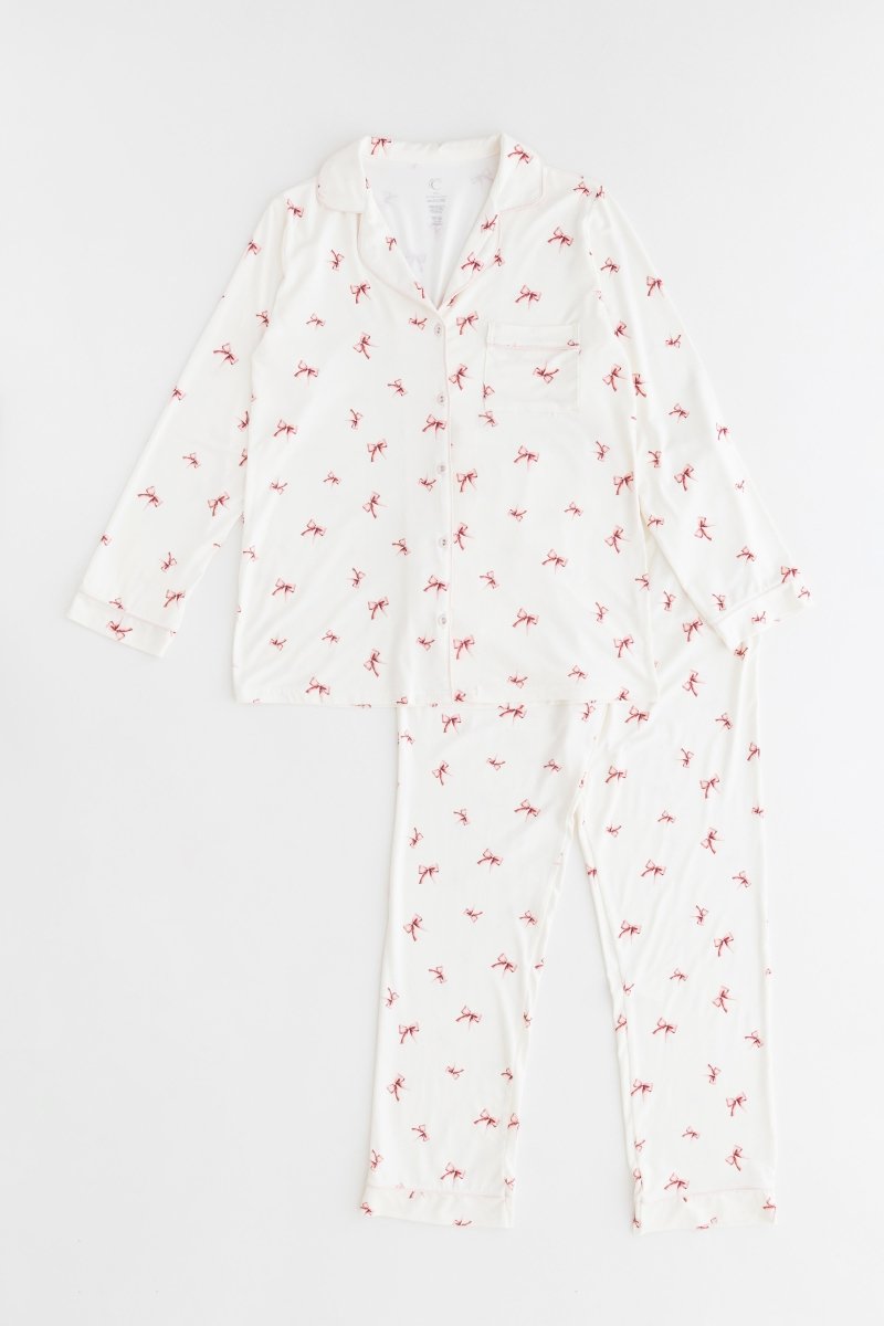 Adult COZY Rosy Ribbon Pyjamas