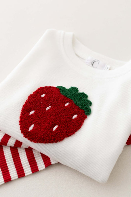 COZY Strawberry | Sweatshirt + Leggings