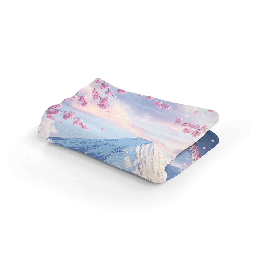 Mount Fuji Blossom Blanket