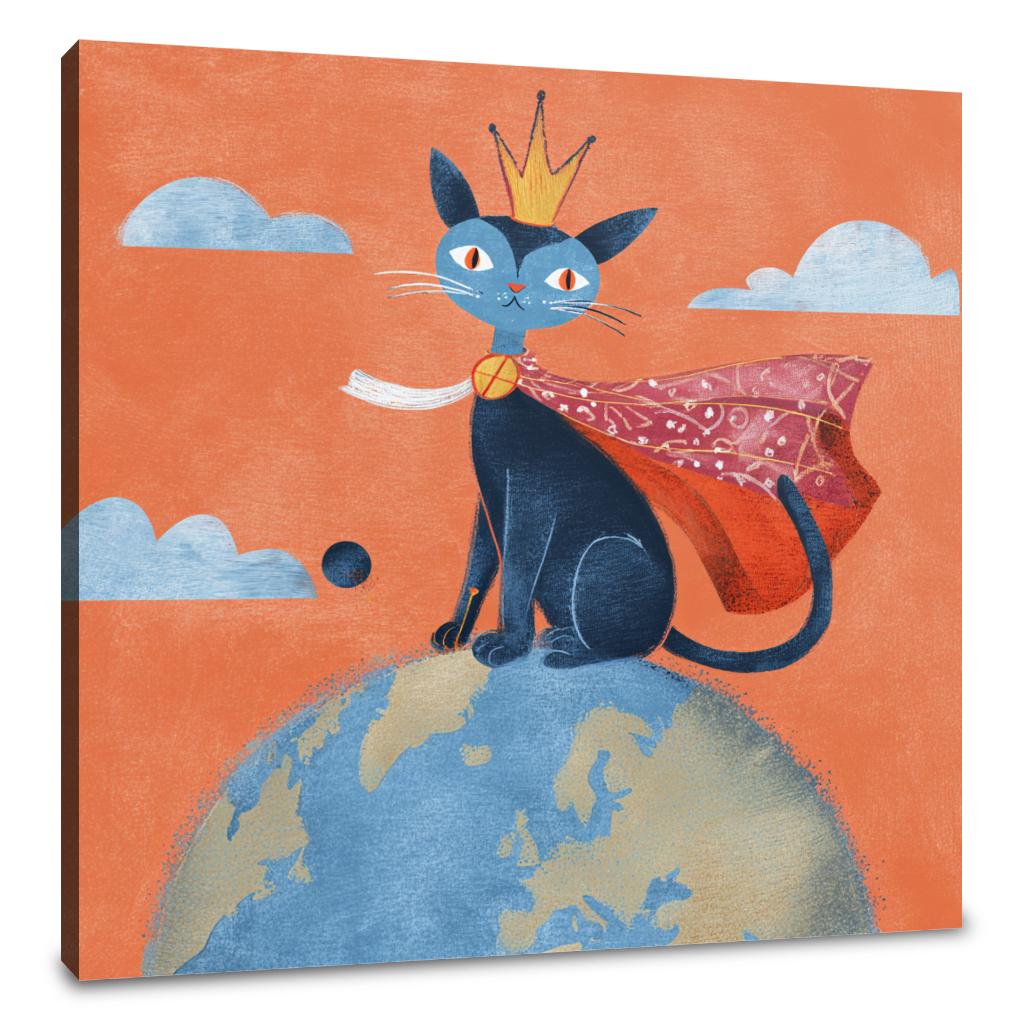 Majestic Cat Royalty Canvas