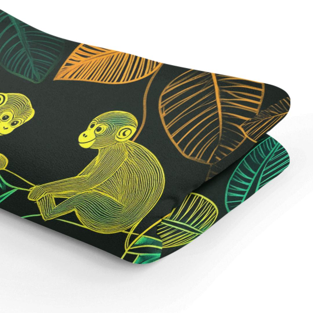 Swinging Monkeys Jungle Blanket