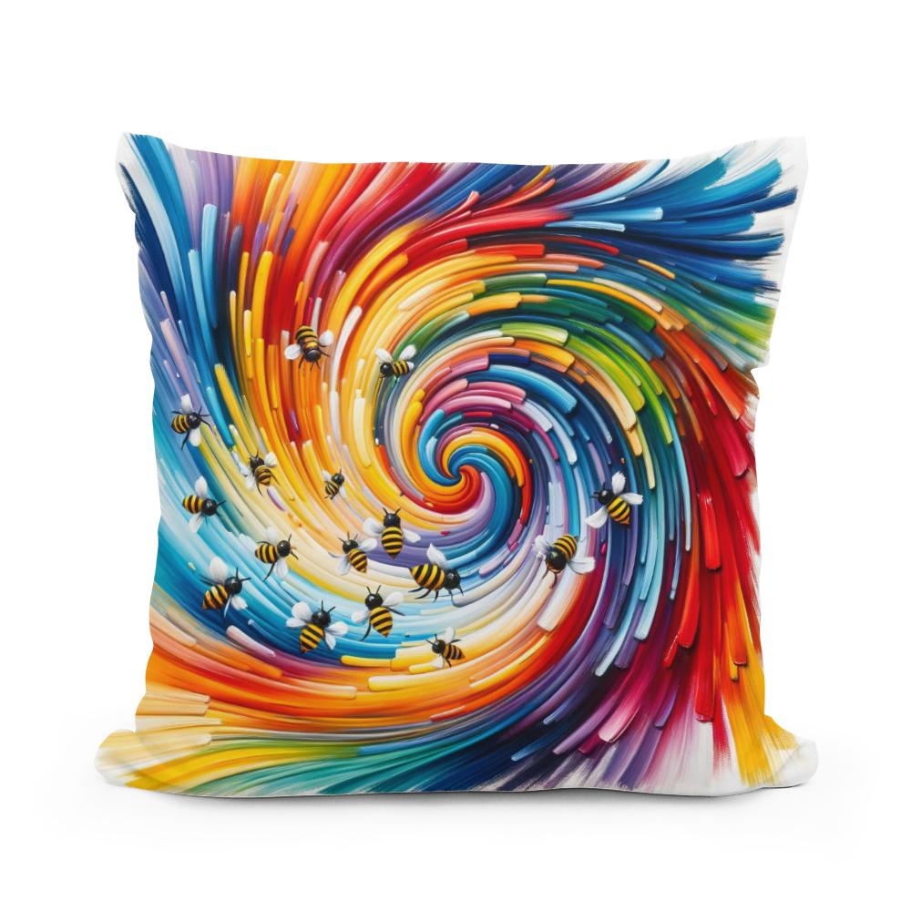 Bee Symphony Cotton Cushion