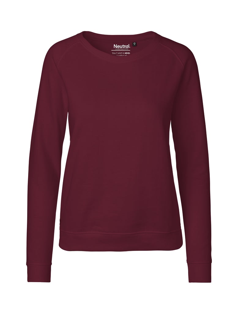 Fairtrade Organic Ladies Sweatshirt