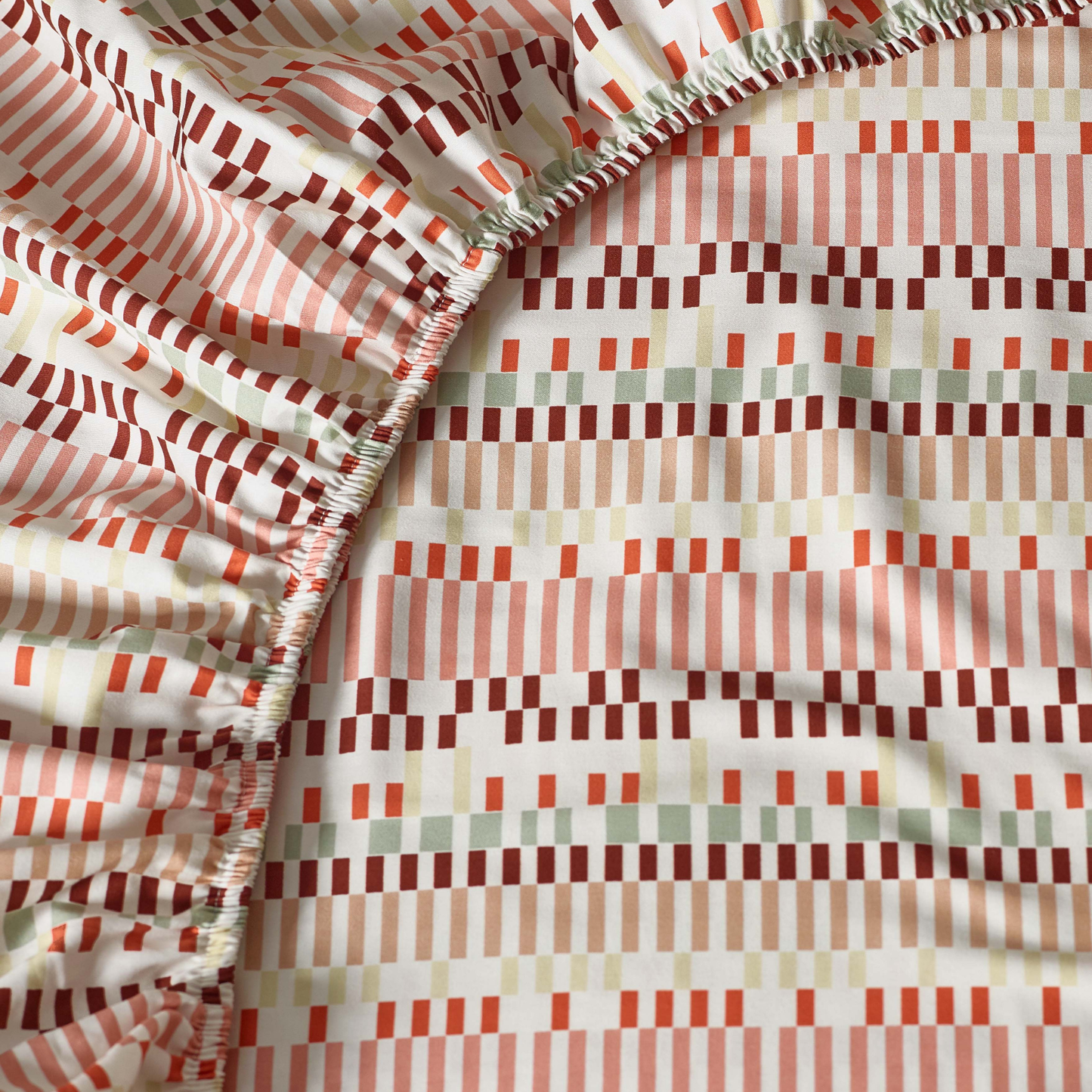 Aara Organic Cotton Fitted Sheet – Clay